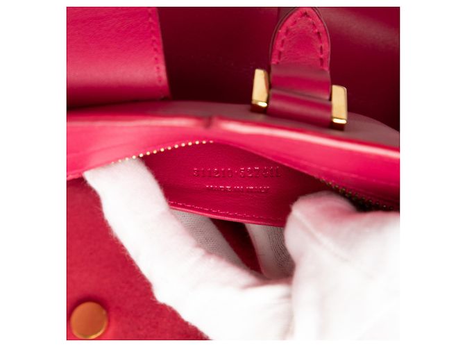Borsa cabas Chyc piccola in pelle di vitello rosa Saint Laurent - vista 5
