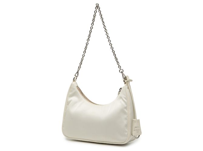 Bolso Prada White Re Nylon Re Edition 2005 Blanco - vista 2