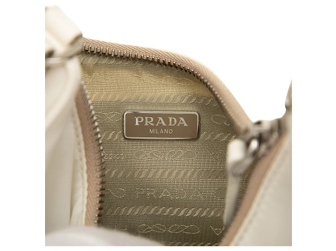 Bolso Prada White Re Nylon Re Edition 2005 Blanco - vista 5