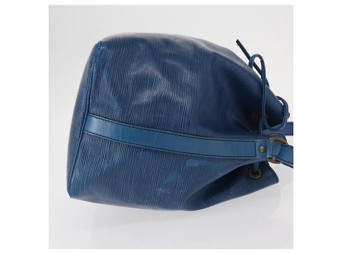 Noe Borsa Louis Vuitton Noé in pelle Epi Petit Noé Blu - vista 3