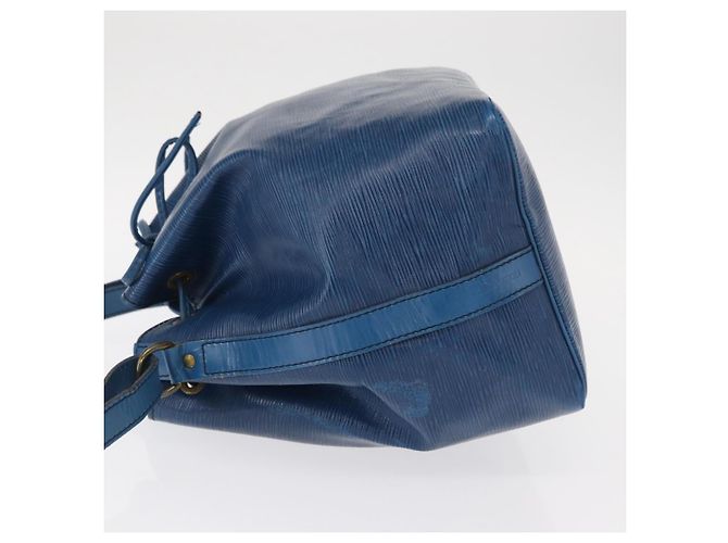 Noe Borsa Louis Vuitton Noé in pelle Epi Petit Noé Blu - vista 4