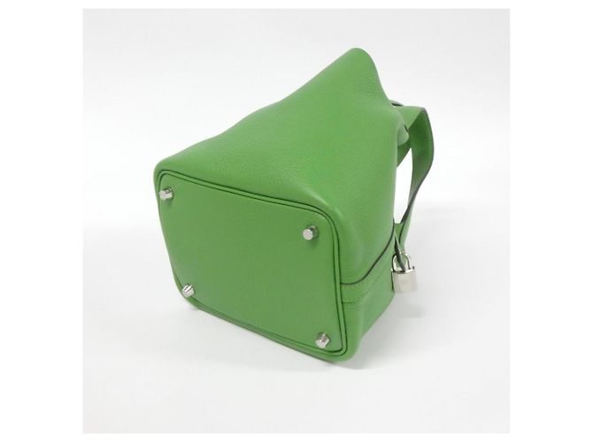 Hermès Picotin Lock PM Handtasche Hellgrün - Ansicht 2