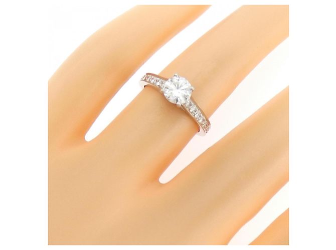 Cartier 1895 Solitär-Platinring - Ansicht 5
