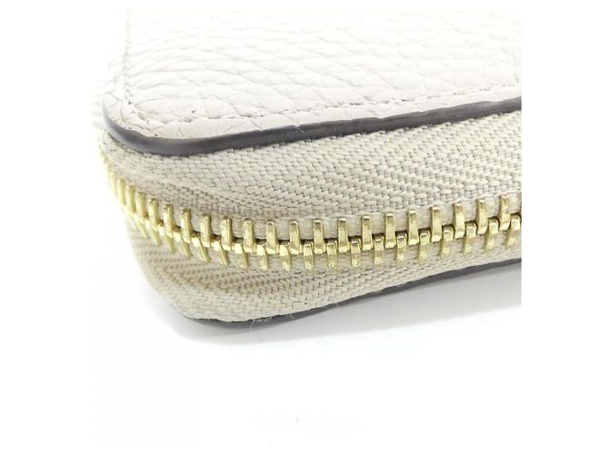 Billetera bi-fold Louis Vuitton Taurillon Comete Beige - vista 4