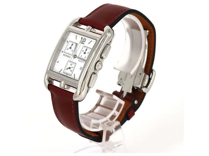 Relógio Quartz Hermès Cape Cod Cronógrafo CC1.910 em Aço Inoxidável - vista 2