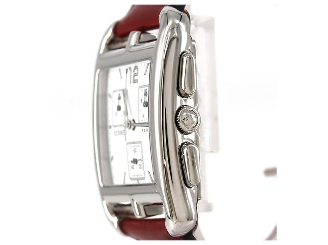 Relógio Quartz Hermès Cape Cod Cronógrafo CC1.910 em Aço Inoxidável - vista 3