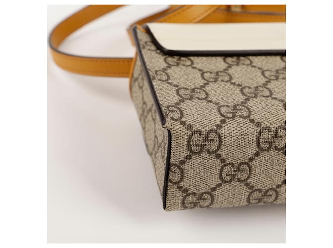 Gucci Mini Tote e Borsa a Spalla Paddlelock Marrone - vista 9