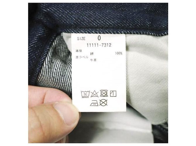 Autre Marque Denim-Hosen im Boot-Cut mit CLANE-Färbung Blau - Ansicht 12