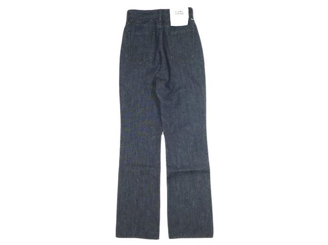 Autre Marque Denim-Hosen im Boot-Cut mit CLANE-Färbung Blau - Ansicht 2