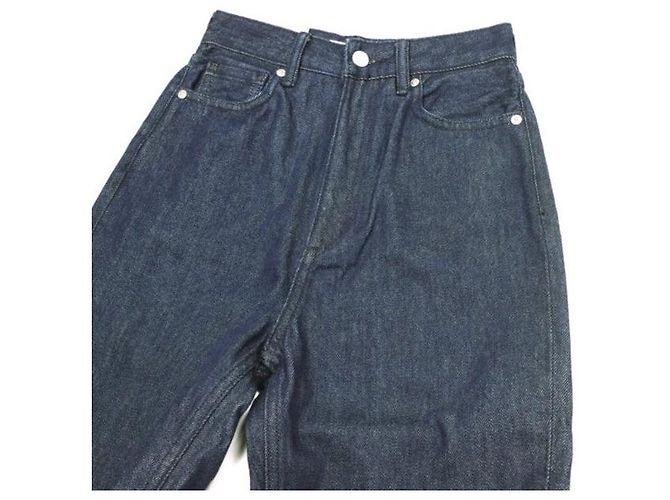 Autre Marque Denim-Hosen im Boot-Cut mit CLANE-Färbung Blau - Ansicht 6