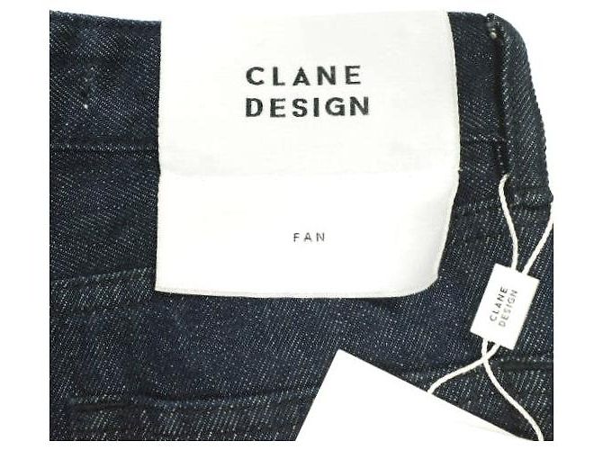 Autre Marque Denim-Hosen im Boot-Cut mit CLANE-Färbung Blau - Ansicht 8