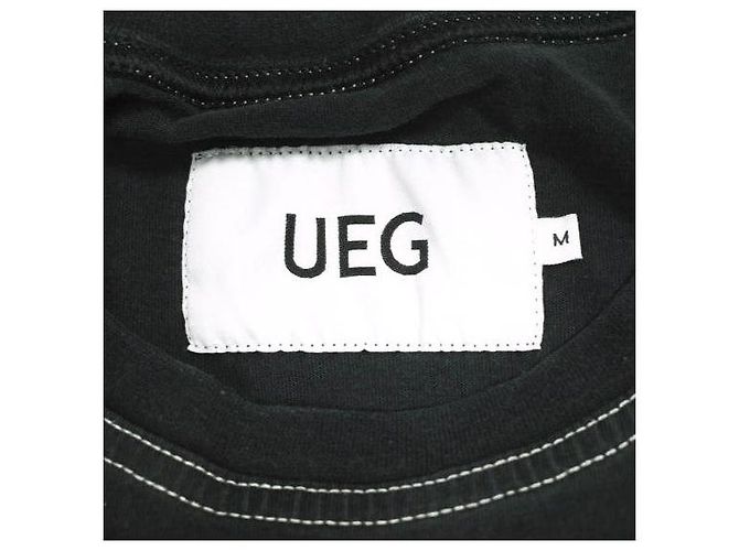 Autre Marque Camiseta de algodón UEG HUMAN AGAINST RACISM Negro - vista 3