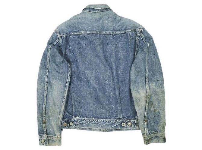 Autre Marque Chaqueta de mezclilla de algodón Levi's 507XX Azul - vista 2