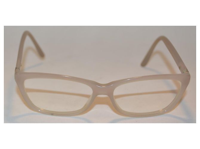 Gafas Yves Saint Laurent beige de plástico - vista 2