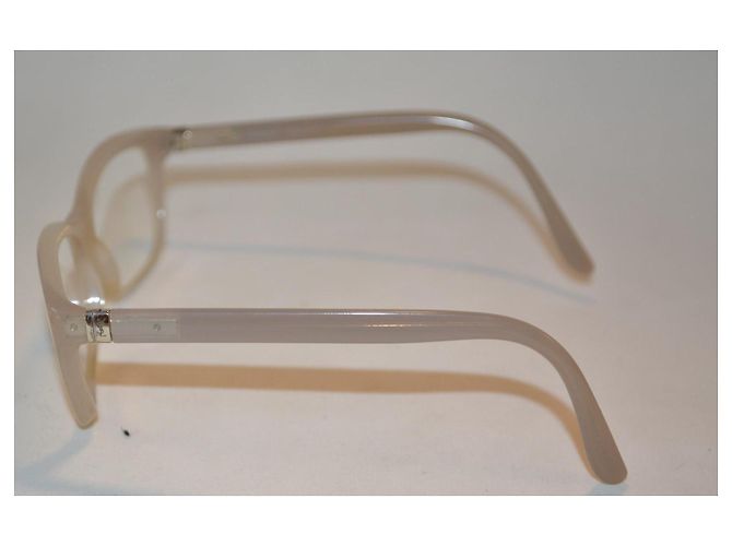 Gafas Yves Saint Laurent beige de plástico - vista 3