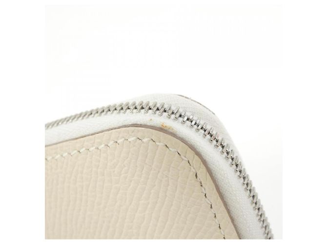 Silk In Hermès Hermes EX-LIBRIS Epsom Long Wallet White - view 3