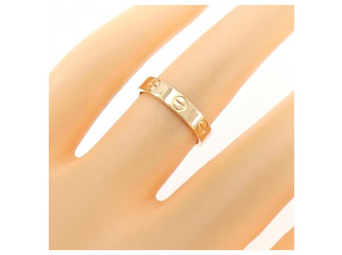 Anello Mini Love Cartier in Oro Rosa - vista 4