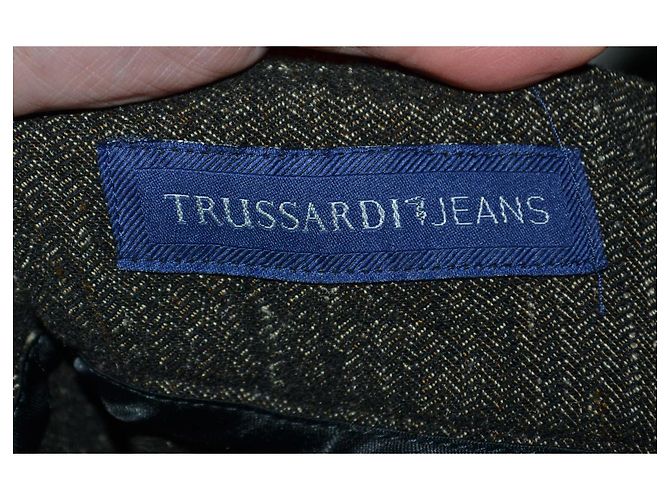 Pantalones rectos Trussardi de viscosa talla 42 Multicolor - vista 4