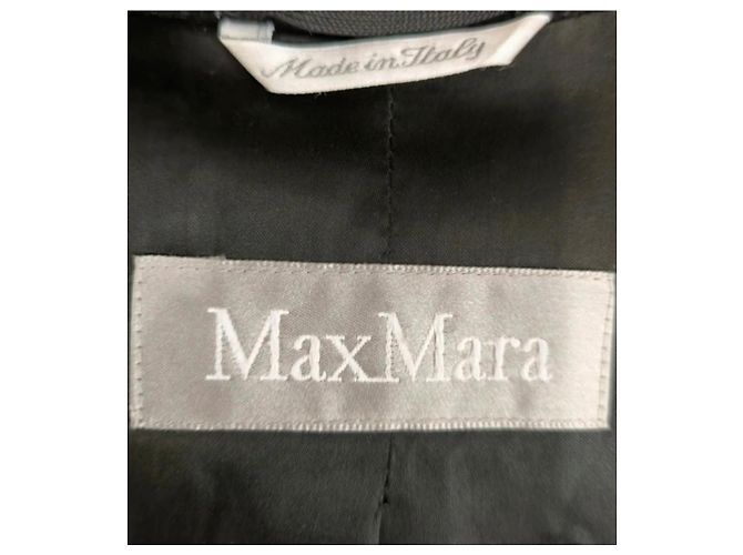 Abrigo de lana Max Mara negro - Ansicht 2