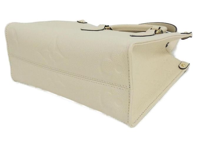 On-the-Go PM Handtasche aus Monogram Empreinte von Louis Vuitton Beige - Ansicht 2