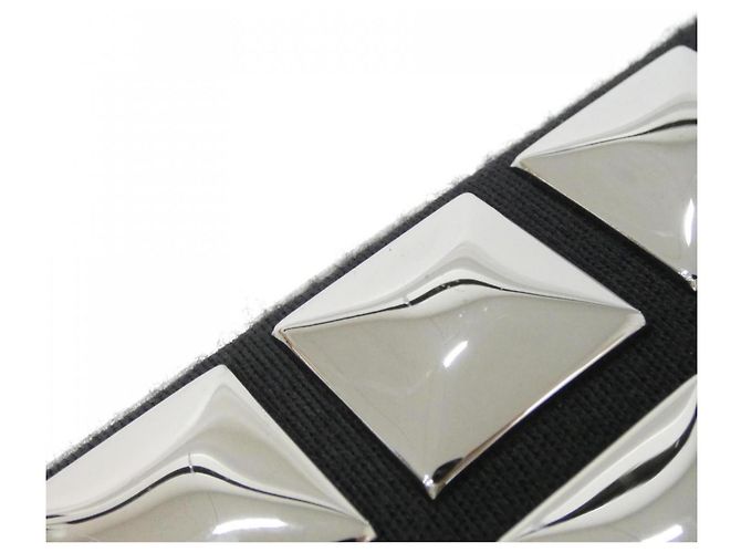 Borsa a spalla in tela nera Chanel Nero - vista 4