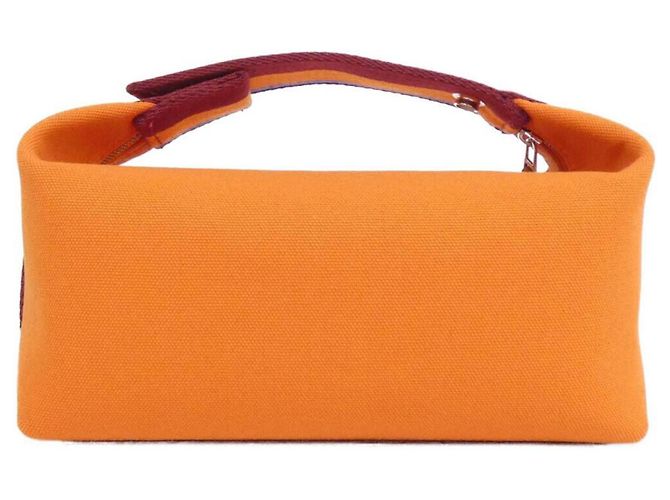 Pochette H PAVILLON Bride A Nera PM Hermès Arancione - vista 2