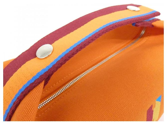 Pochette H PAVILLON Bride A Nera PM Hermès Arancione - vista 4