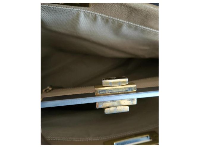 Bolso Fendi Peekaboo Beige de Piel Grande - vista 8