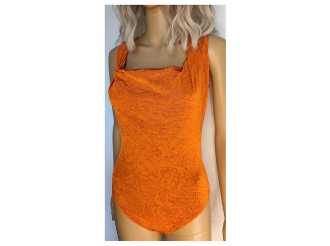 Body Bustier Vivienne Westwood Naranja - vista 4