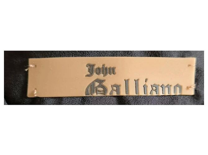 Vintage John Galliano Kleid Schwarz - Ansicht 3