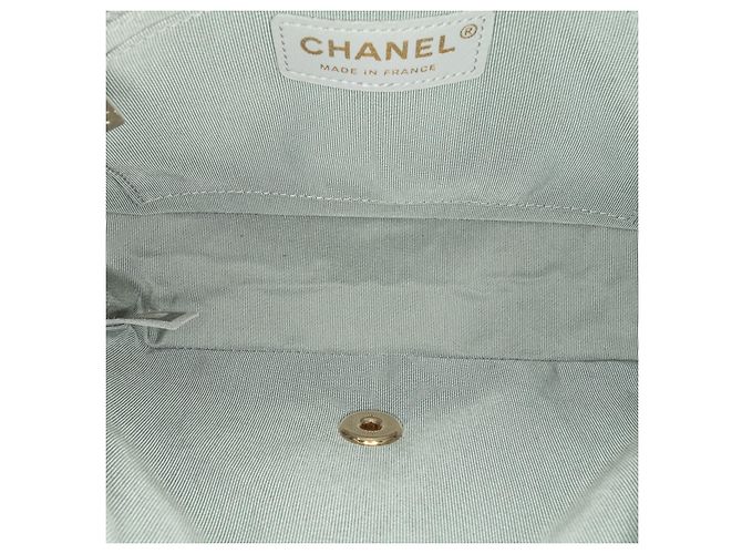 Timeless Chanel Flap Bag con Tracolla in Pelle Trapuntata Grigio - vista 4