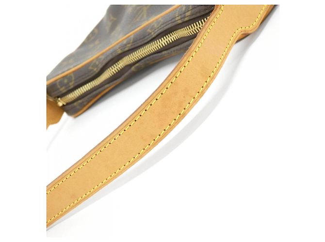 Borsa a Spalla Pochette Croissant Monogramma Louis Vuitton Marrone - vista 5
