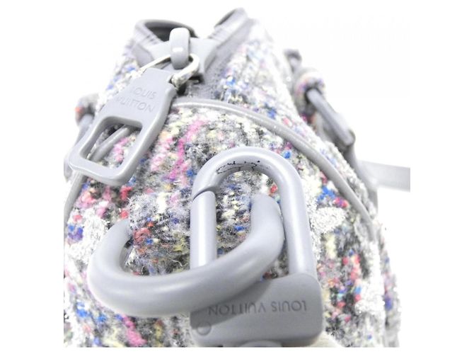 Borsa Boston Keepall XS in feltro Louis Vuitton Marrone - vista 5