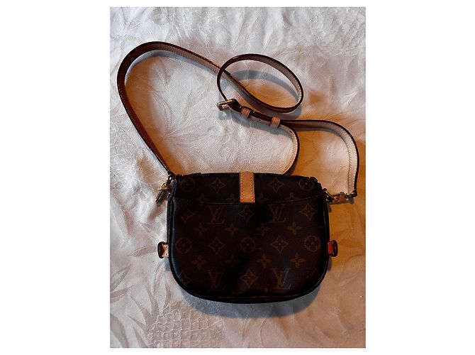 Louis Vuitton Saumur BB Monogram Canvas Bag - view 4