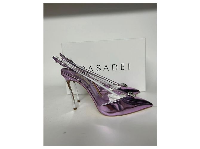 Décolleté Casadei Blade in pelle - vista 5