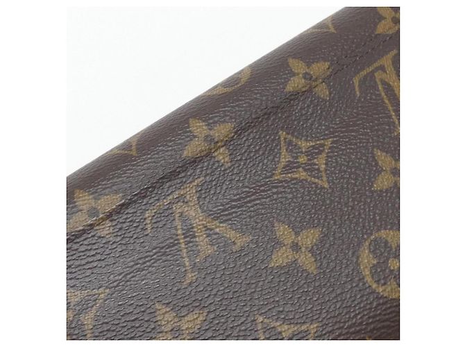 Cartera Sarah M62234 Monograma Louis Vuitton Castaño Fucsia - vista 4