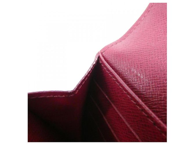 Cartera Sarah M62234 Monograma Louis Vuitton Castaño Fucsia - vista 7