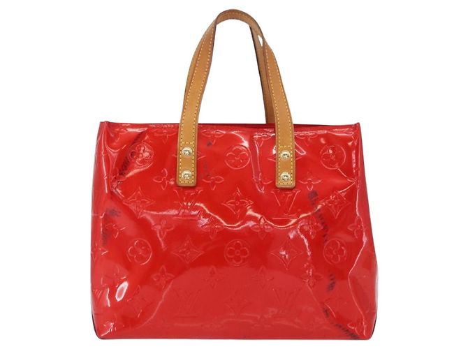 Borsa Reade Monogram Vernis PM Louis Vuitton Rosso - vista 2