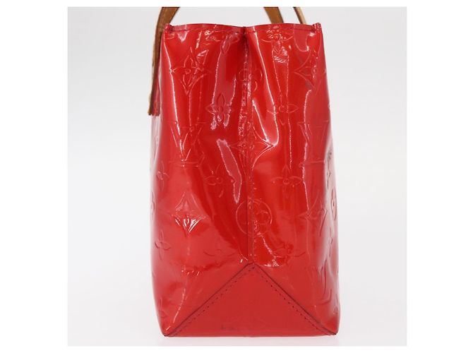 Borsa Reade Monogram Vernis PM Louis Vuitton Rosso - vista 3