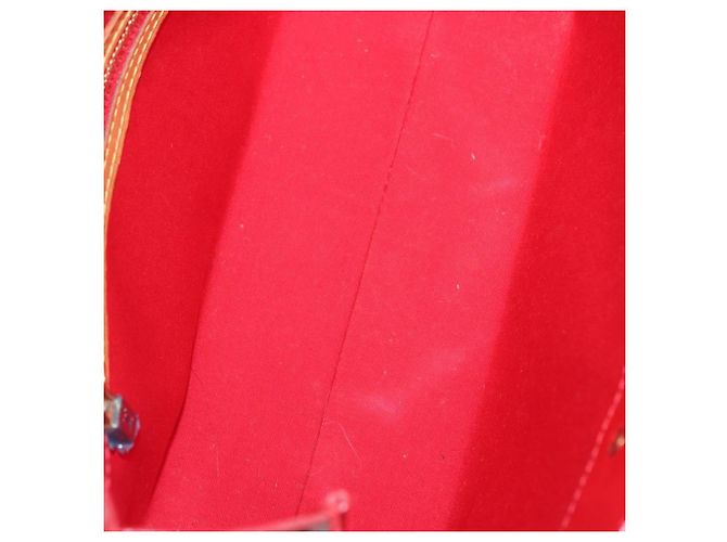 Borsa Reade Monogram Vernis PM Louis Vuitton Rosso - vista 5