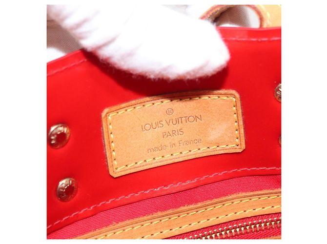 Borsa Reade Monogram Vernis PM Louis Vuitton Rosso - vista 6