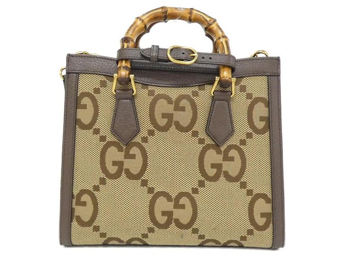 Borsa Gucci DIANA 660195 UKMBT Marrone Cammello - vista 2