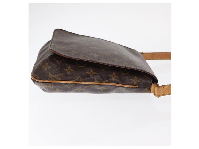 Borsa Musette Salsa Louis Vuitton in tela Monogram GM Marrone - vista 3