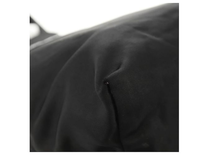 PRADA Schultertasche Nylon Silber Schwarz Auth 158487 - Ansicht 18