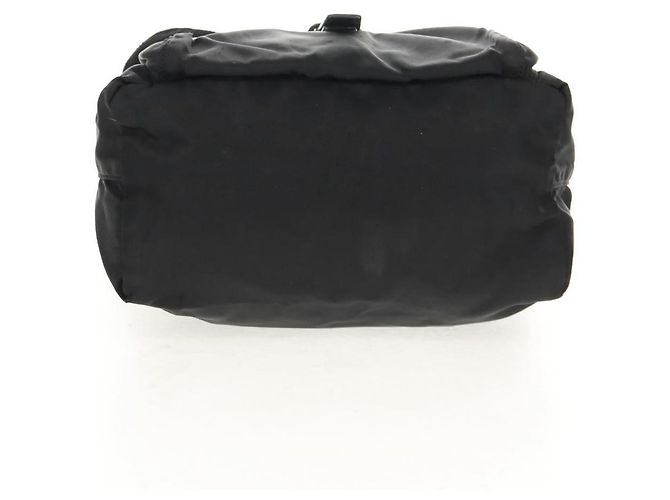 PRADA Schultertasche Nylon Silber Schwarz Auth 158487 - Ansicht 6