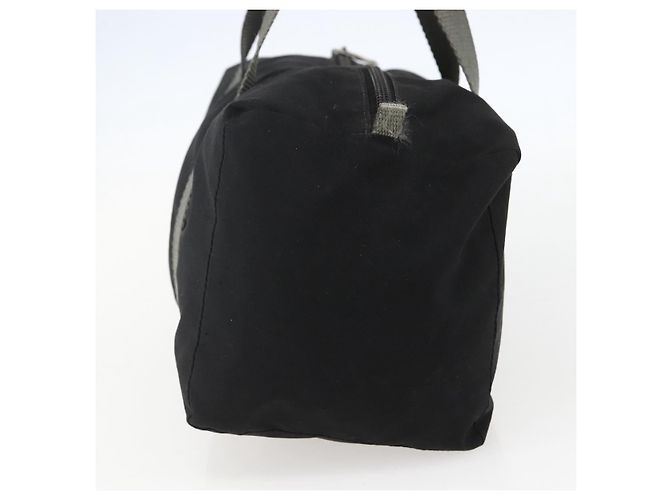 PRADA Borsa sportiva in nylon nera argento Auth 158398 Nero - vista 4