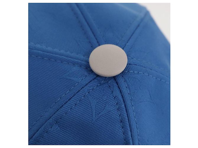 LOUIS VUITTON Cappello Monogram Yayoi Kusama Infinity Dot Blu M7068M Auth 159436SM - vista 14