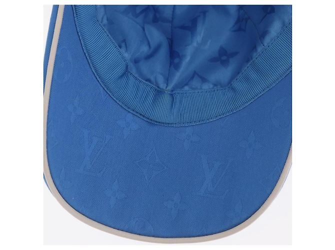 LOUIS VUITTON Cappello Monogram Yayoi Kusama Infinity Dot Blu M7068M Auth 159436SM - vista 16