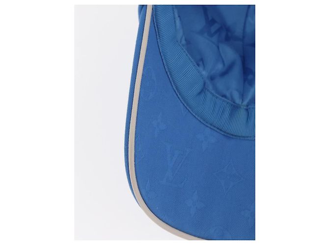 LOUIS VUITTON Cappello Monogram Yayoi Kusama Infinity Dot Blu M7068M Auth 159436SM - vista 17