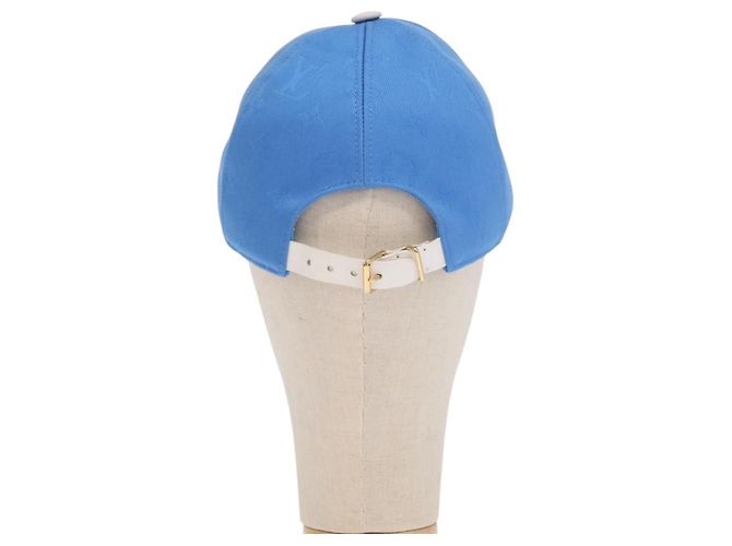 LOUIS VUITTON Cappello Monogram Yayoi Kusama Infinity Dot Blu M7068M Auth 159436SM - vista 2